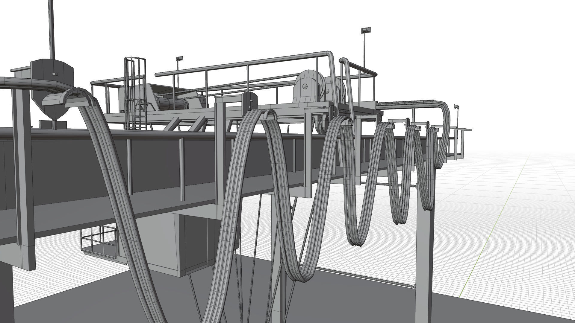 Port Crane 3D model_31