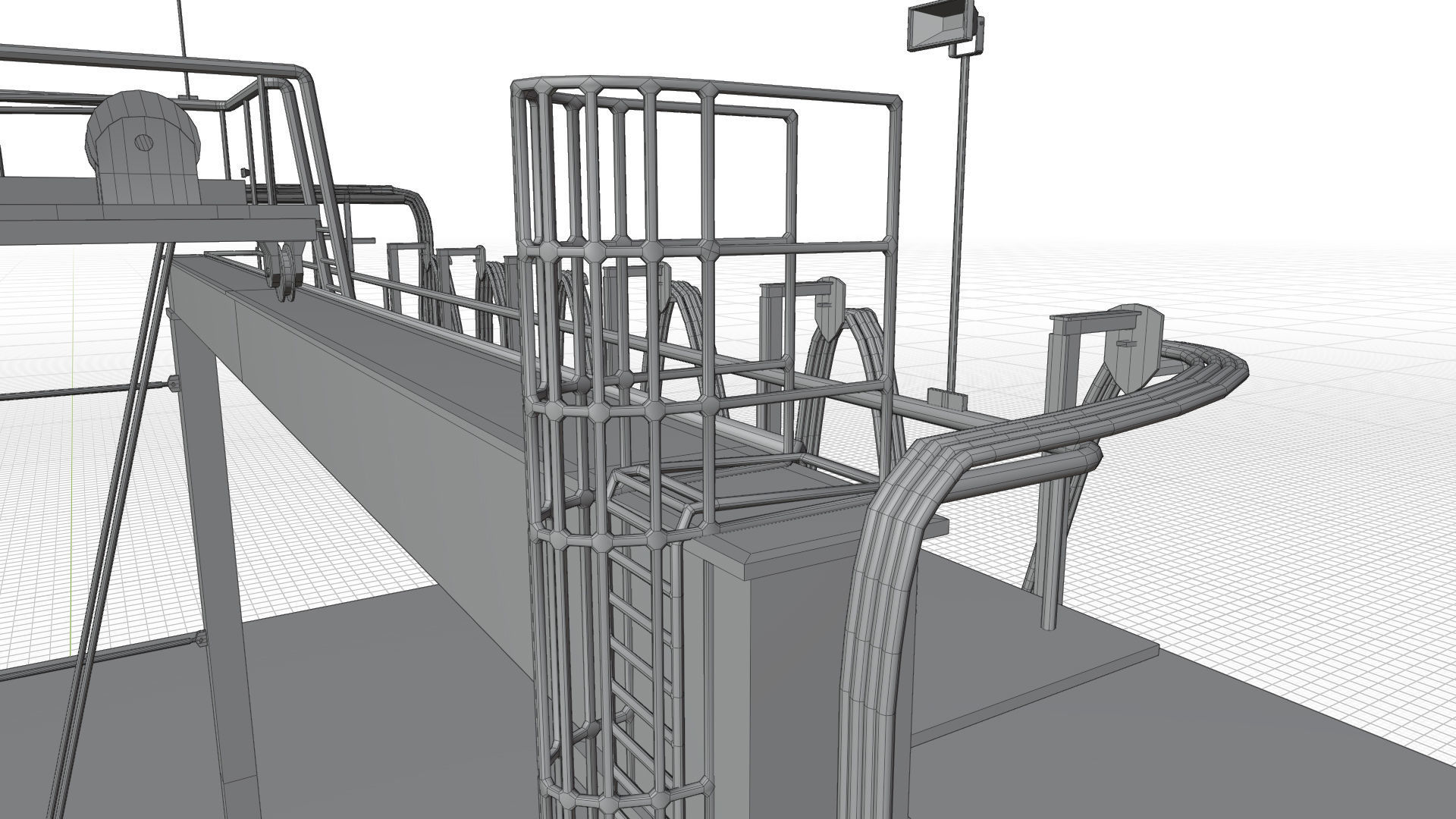 Port Crane 3D model_27