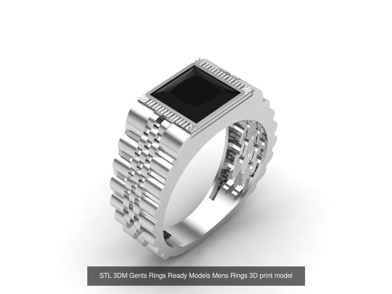 30 Files STL 3DM Gents Rings Ready Models Mens Rings 3D print 3D Model Collection_24