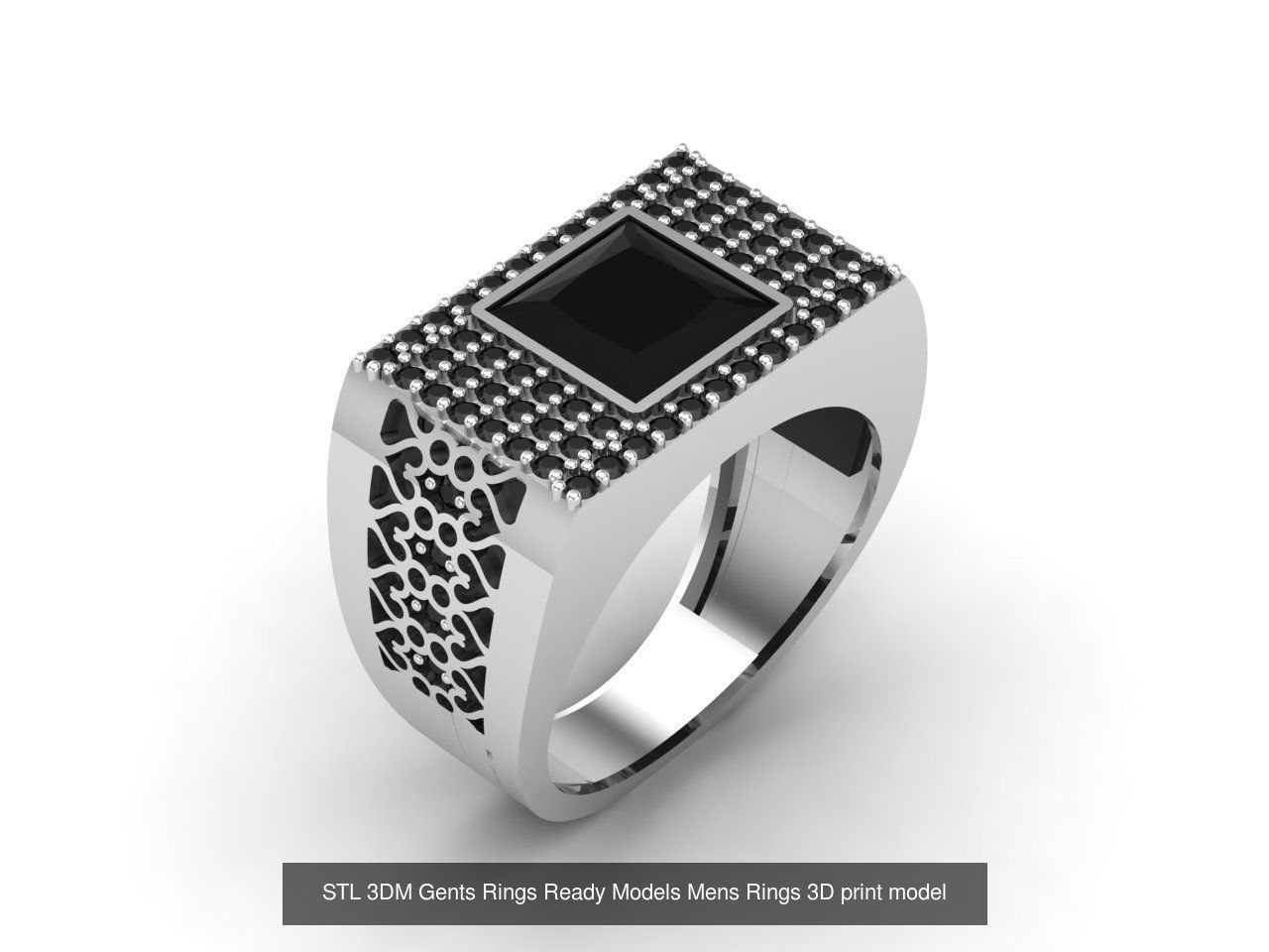 30 Files STL 3DM Gents Rings Ready Models Mens Rings 3D print 3D Model Collection_22