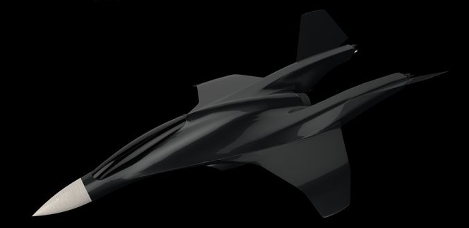 VSTOL fighter 3D model