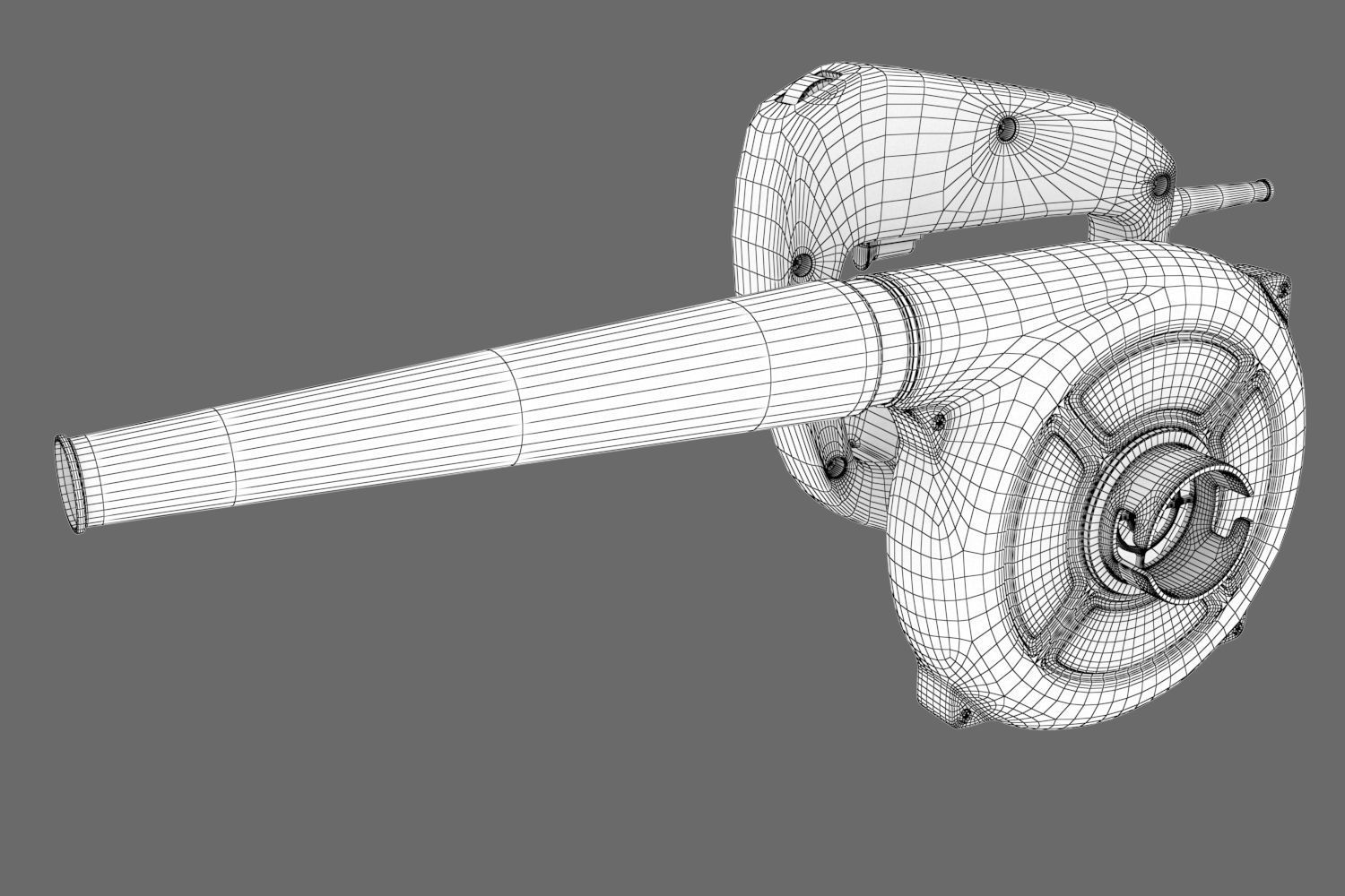 Electric Blower 3D model_6