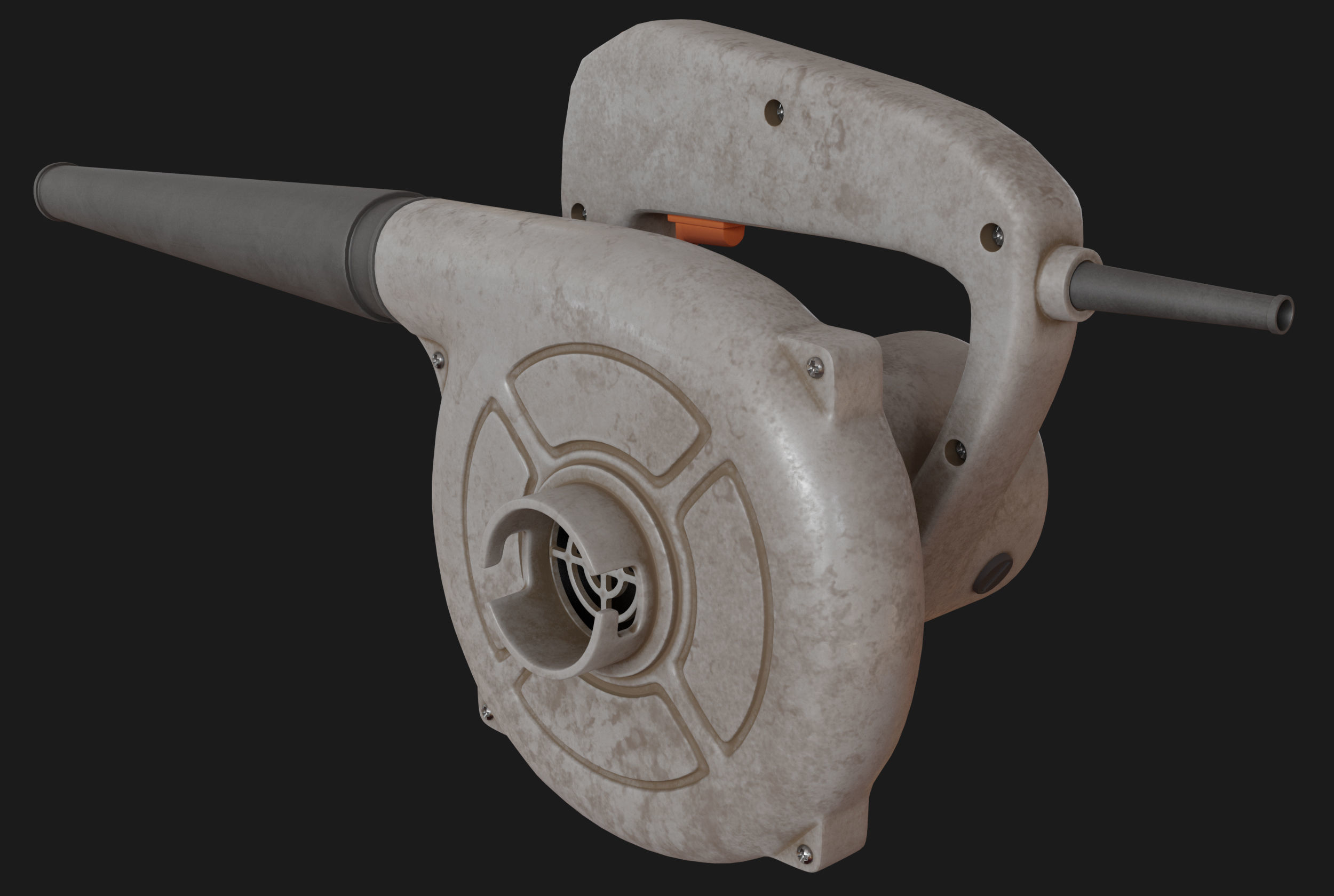 Electric Blower 3D model_2