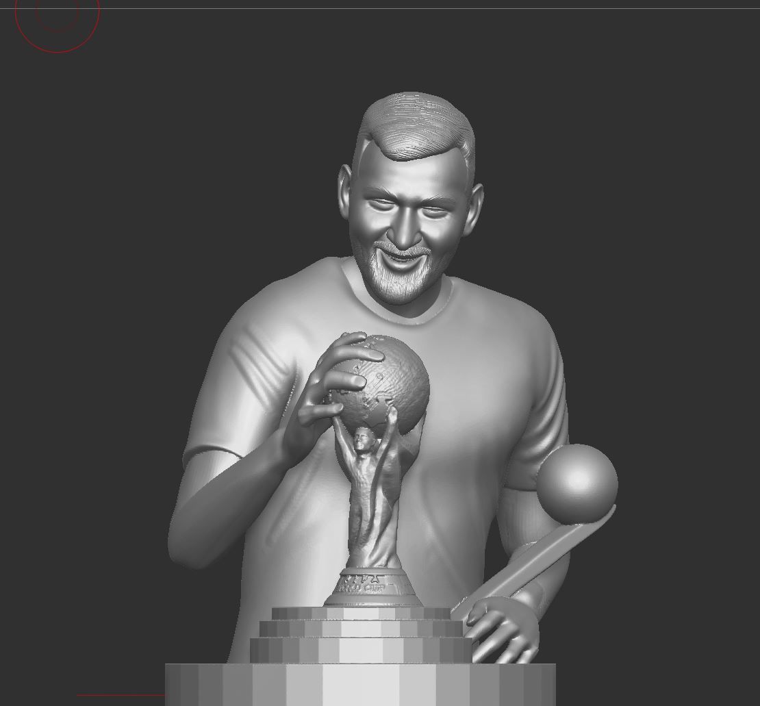 Lionel Messi 3D print model_7