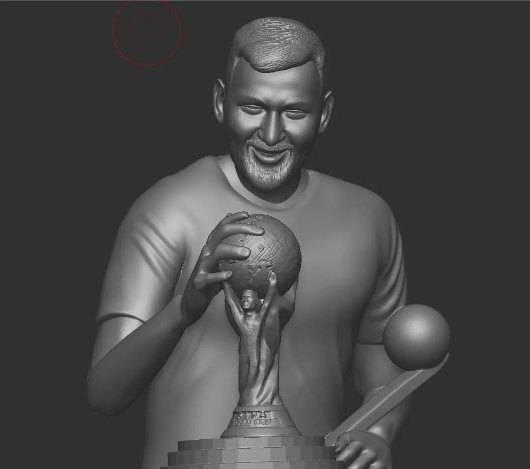 Lionel Messi 3D print model_0