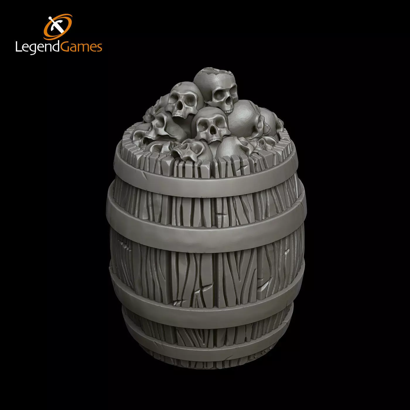 LegendGames Barrels Set 3D print model_0