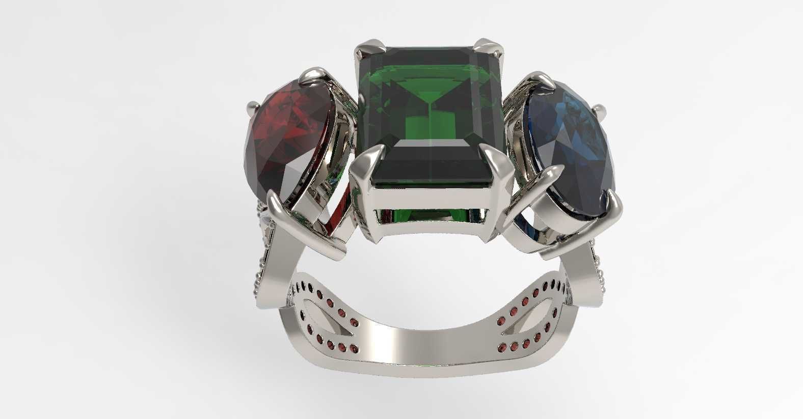 Ring Vanessa 3D print model_1