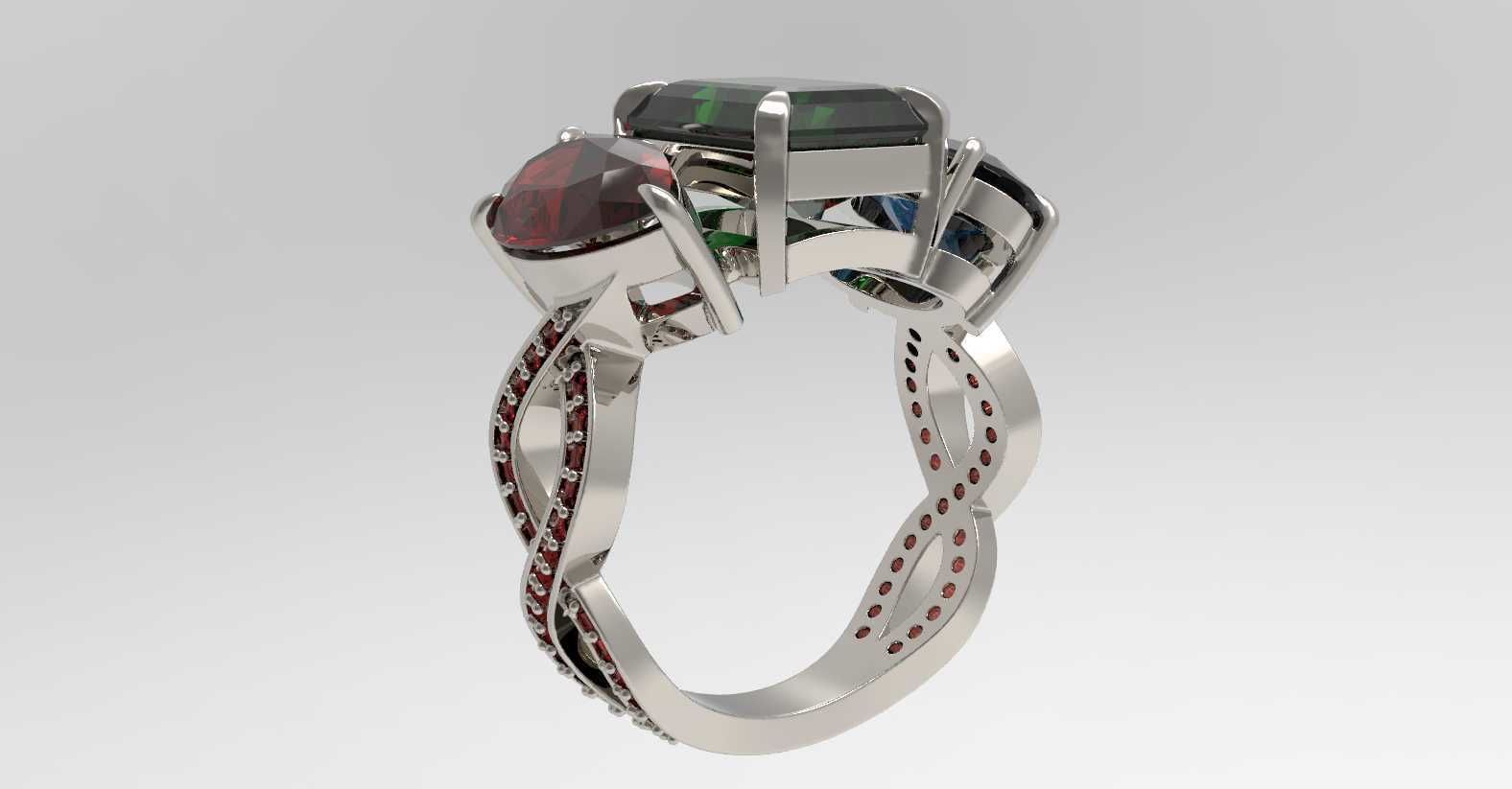 Ring Vanessa 3D print model_6