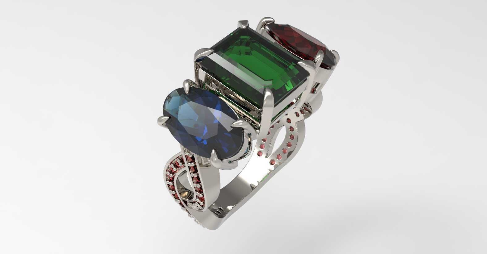 Ring Vanessa 3D print model_2