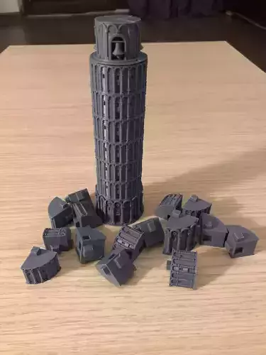 the tower of pisa 3D jigsaw puzzle