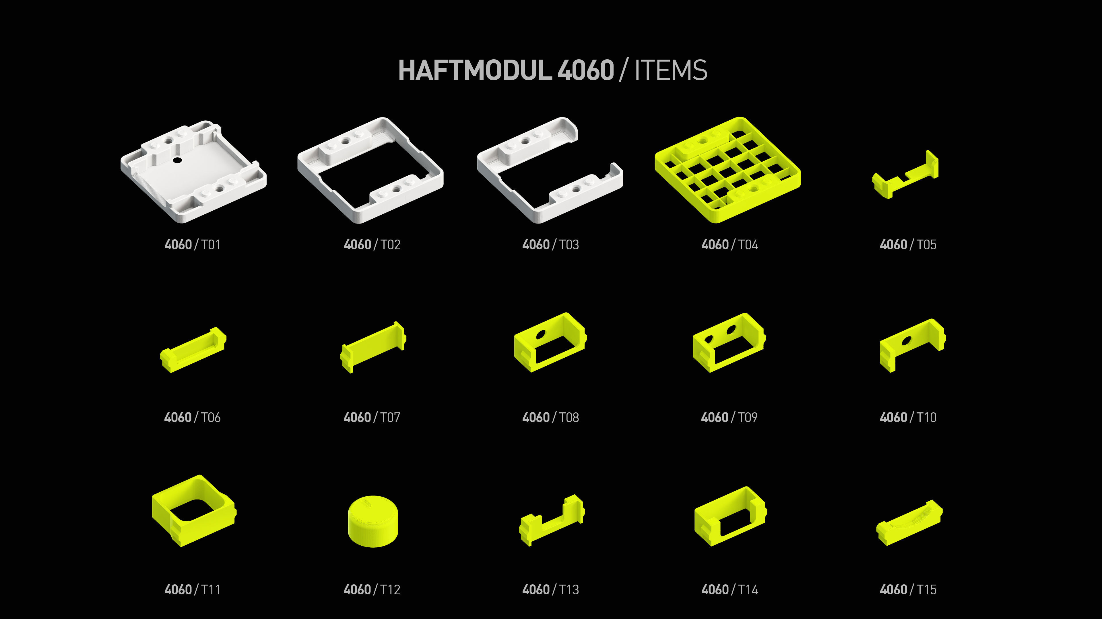 Haftmodul 4060 3D print model_3