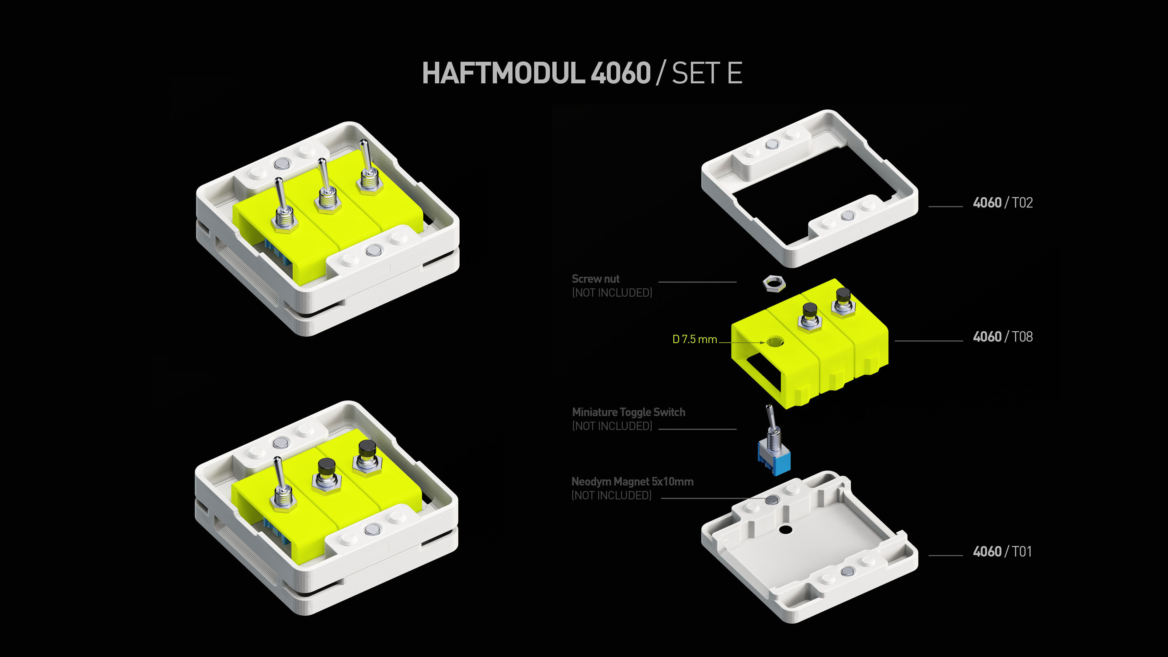Haftmodul 4060 3D print model_18