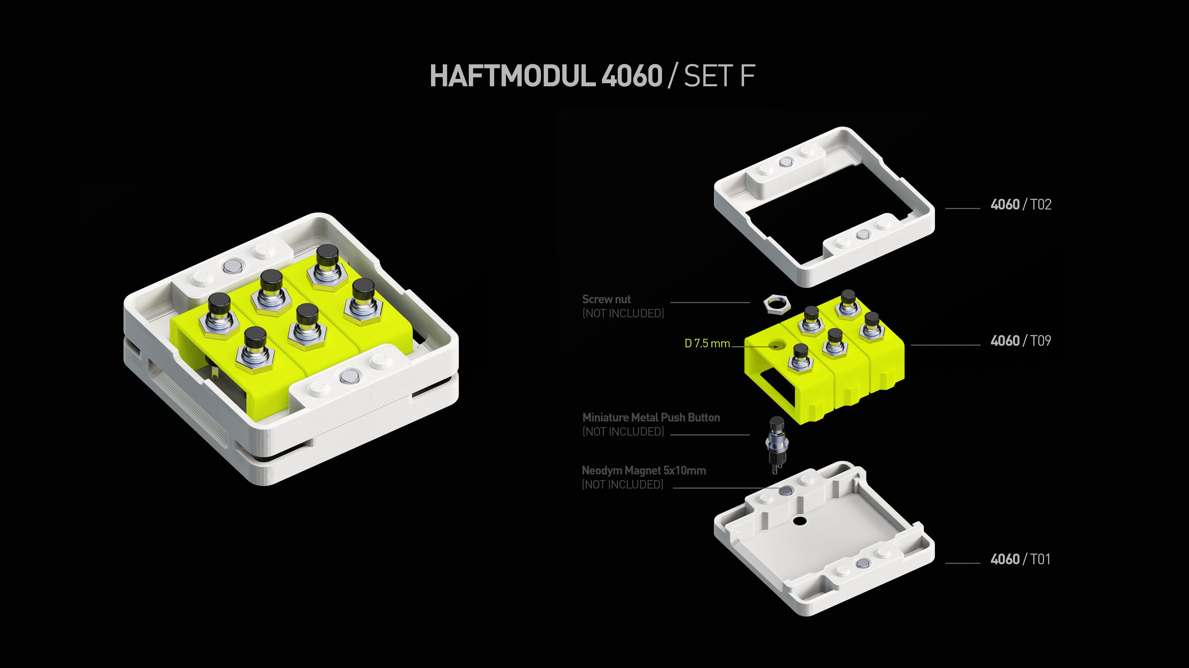 Haftmodul 4060 3D print model_21