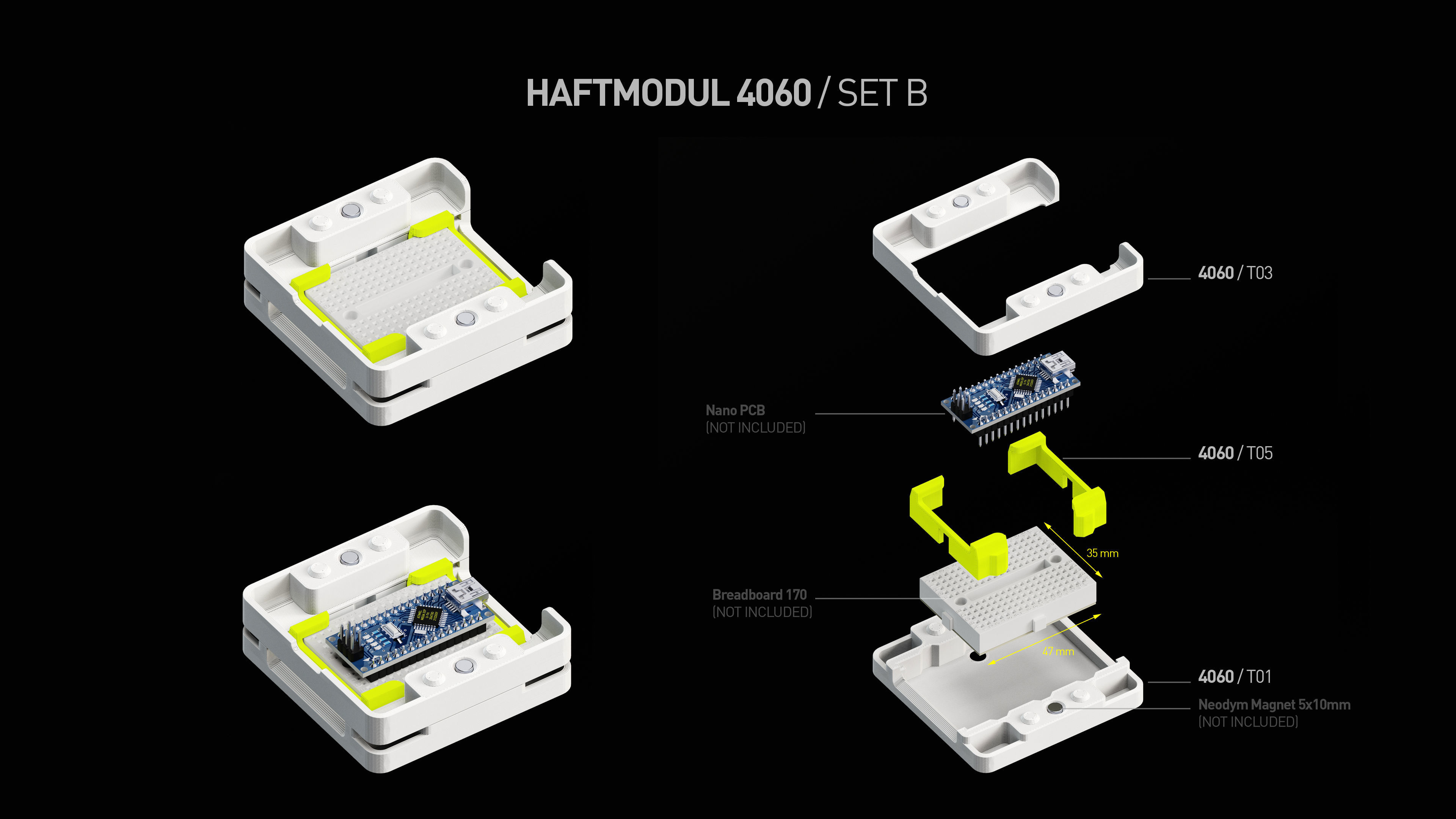 Haftmodul 4060 3D print model_9