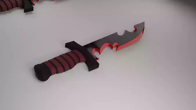 Helluva Boss S2 EP5 Knife 3D print model