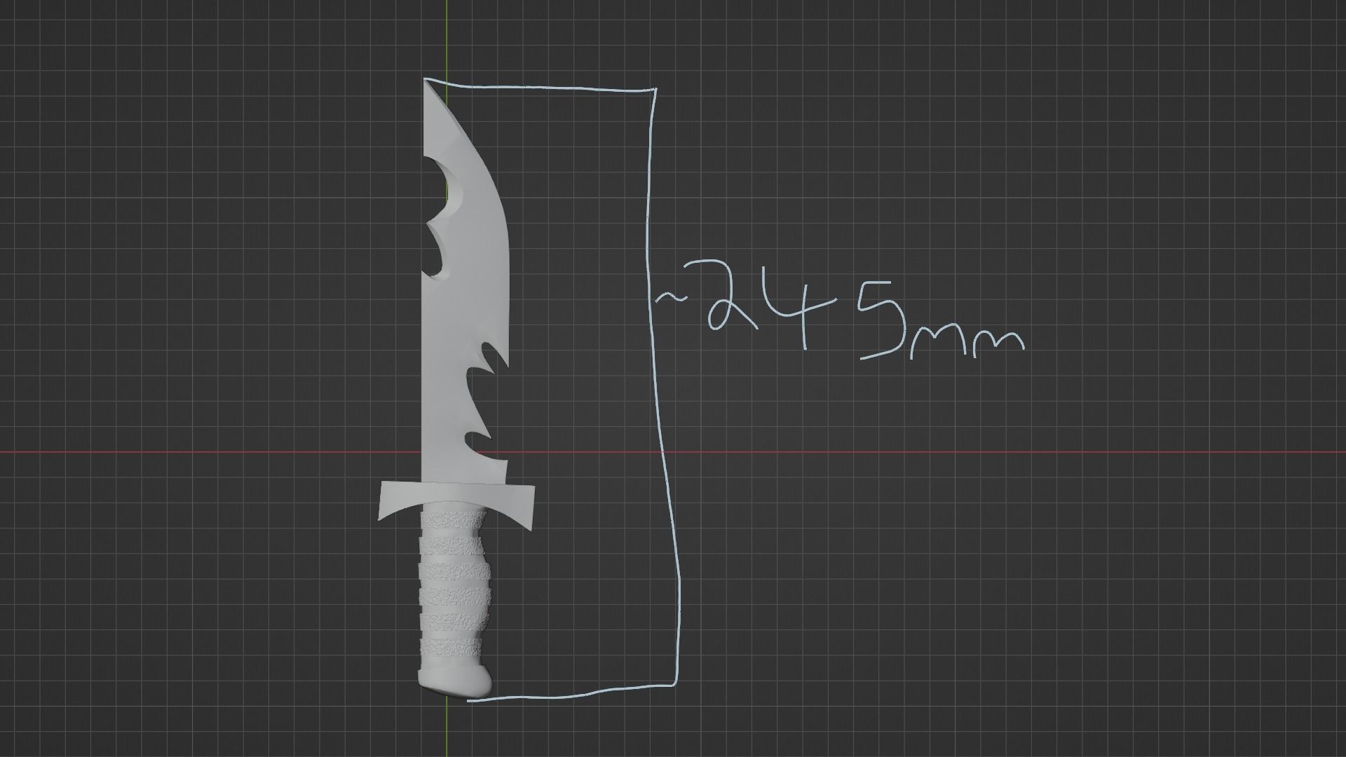 Helluva Boss S2 EP5 Knife 3D print model_4