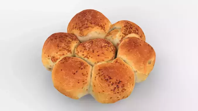 Flower Shaped Bread Scan