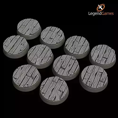 LegendGames 25mm wood planking bases