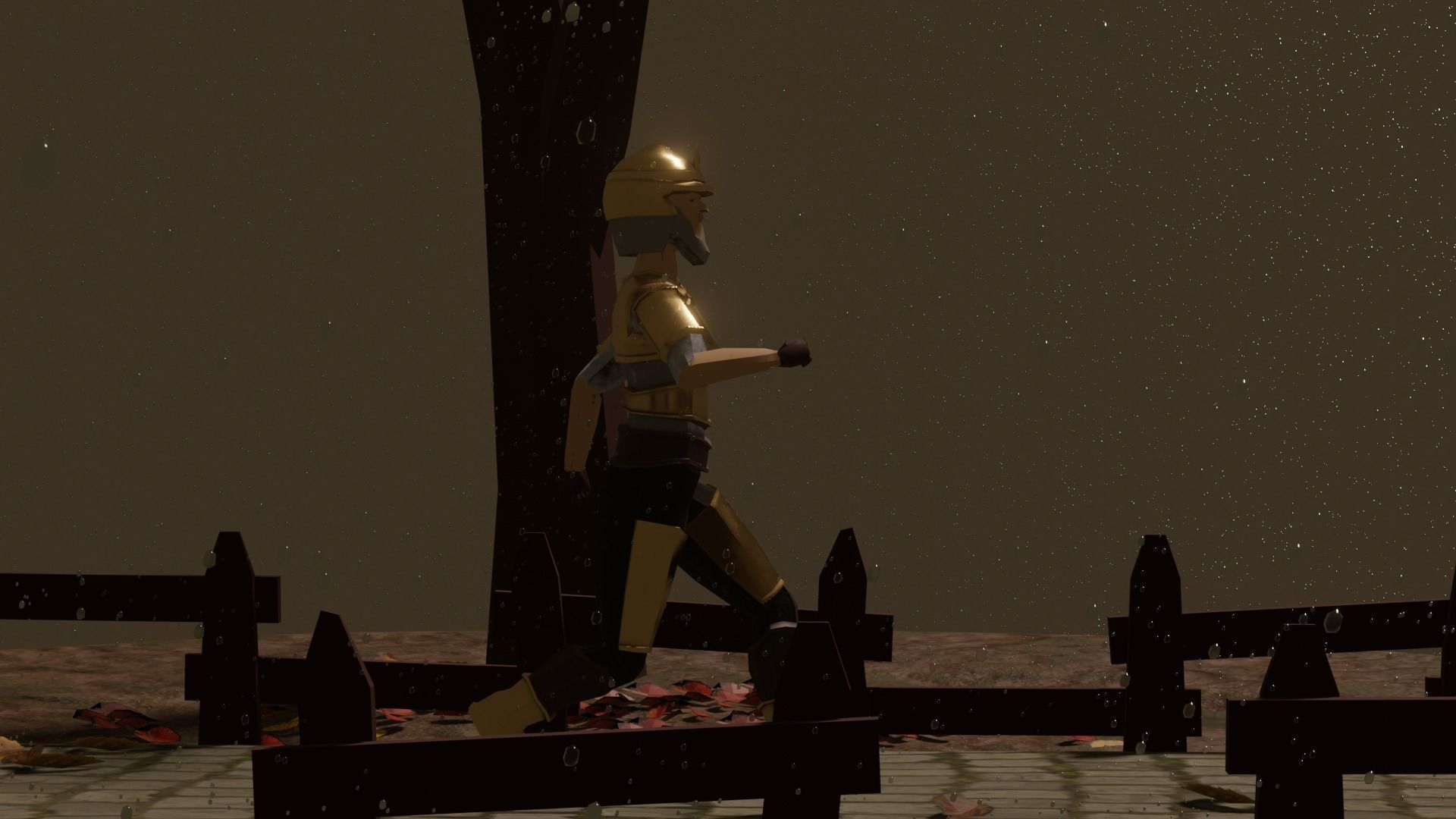 Low Poly Character Armory 3D model Free low-poly 3D model_1