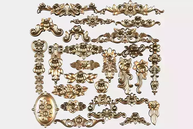 Carved decor for cnc 40