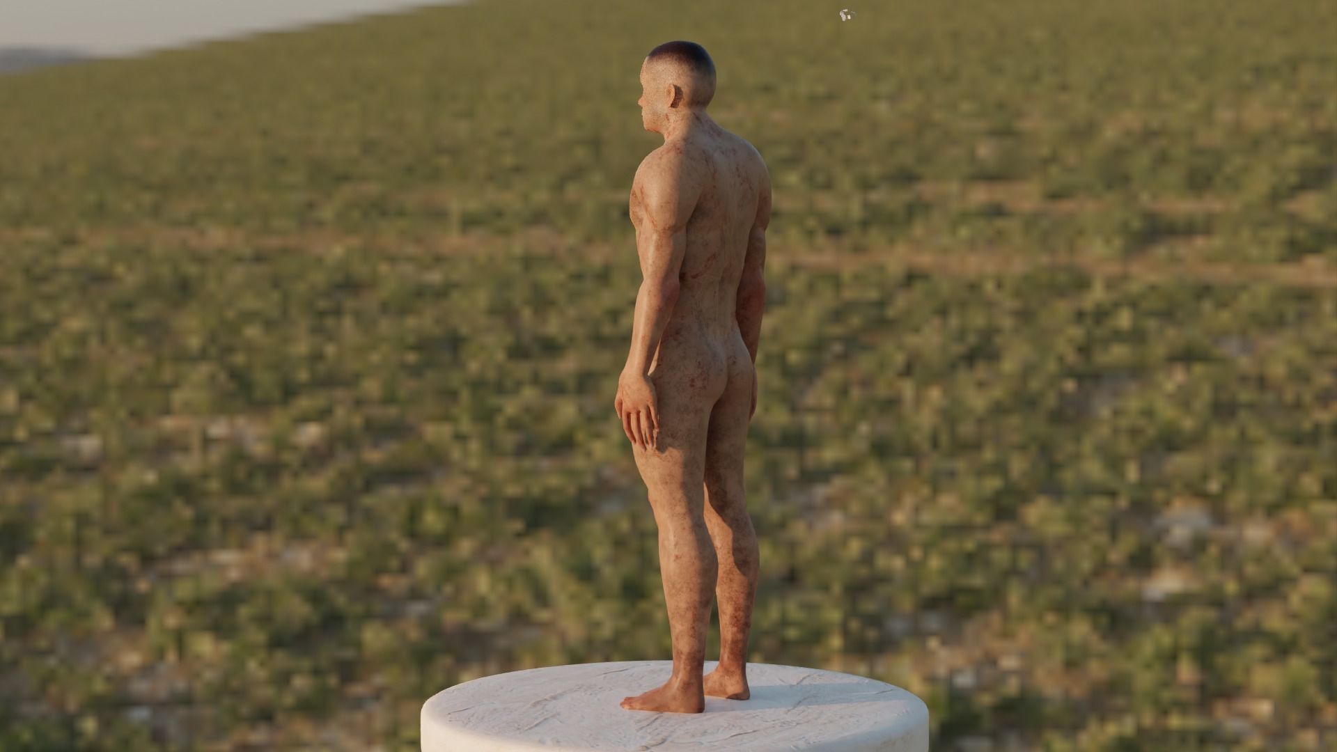 3D - Character full rig model Free 3D model_1