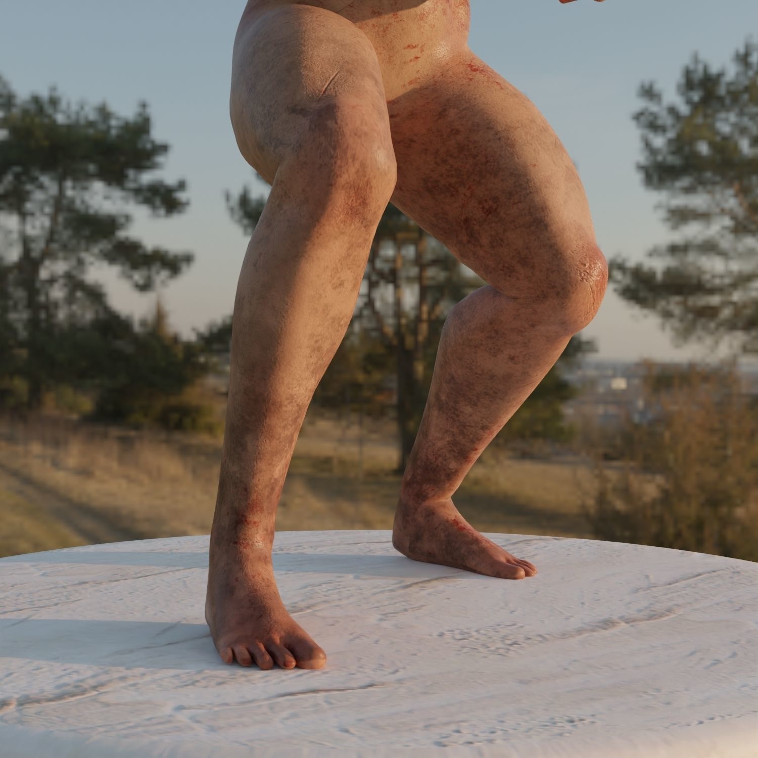 3D - Character full rig model Free 3D model_14