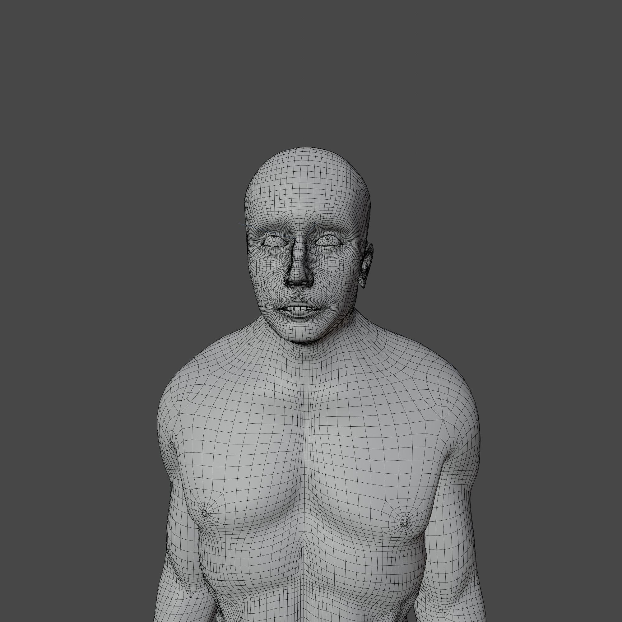 3D - Character full rig model Free 3D model_19