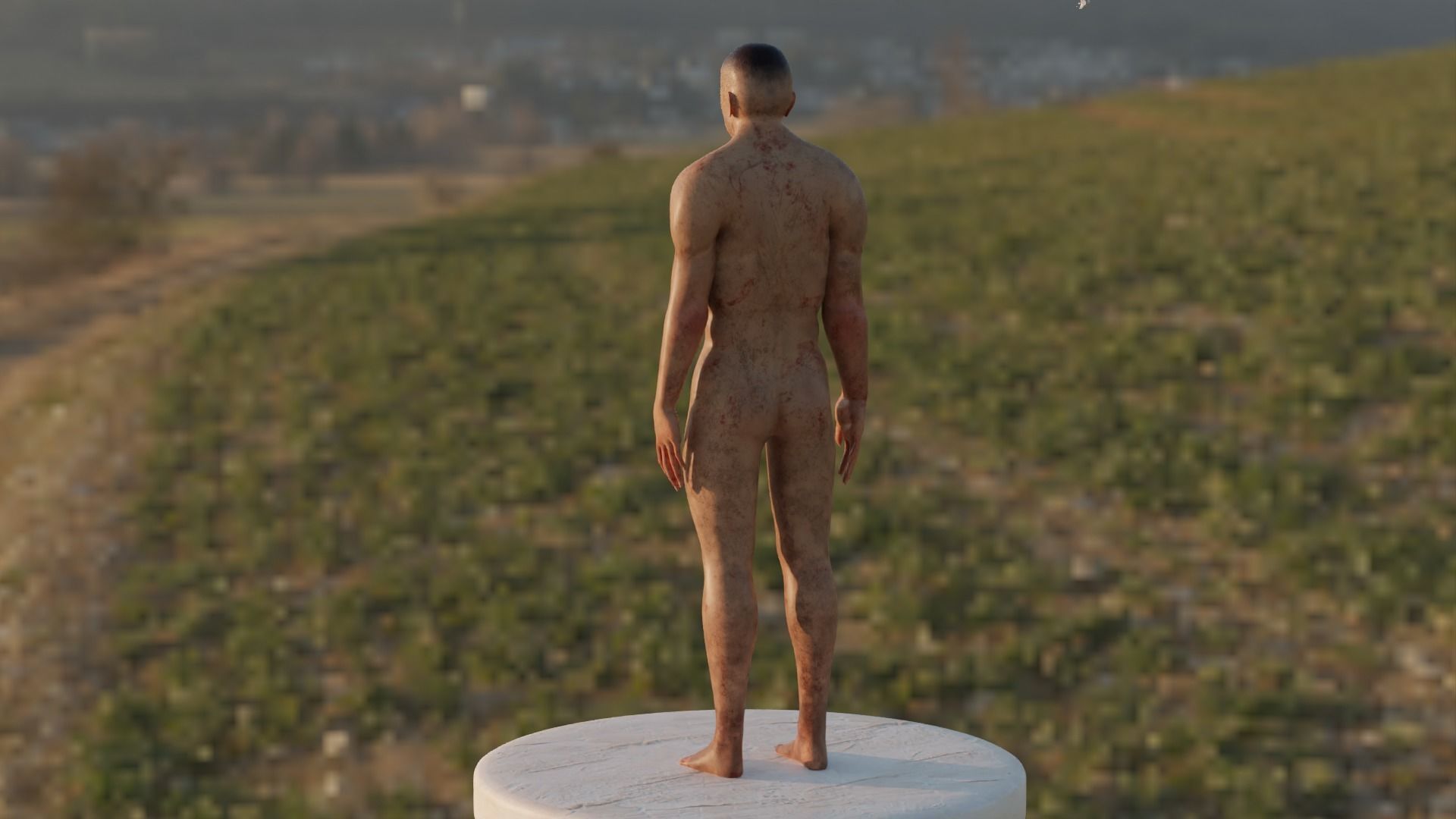 3D - Character full rig model Free 3D model_17