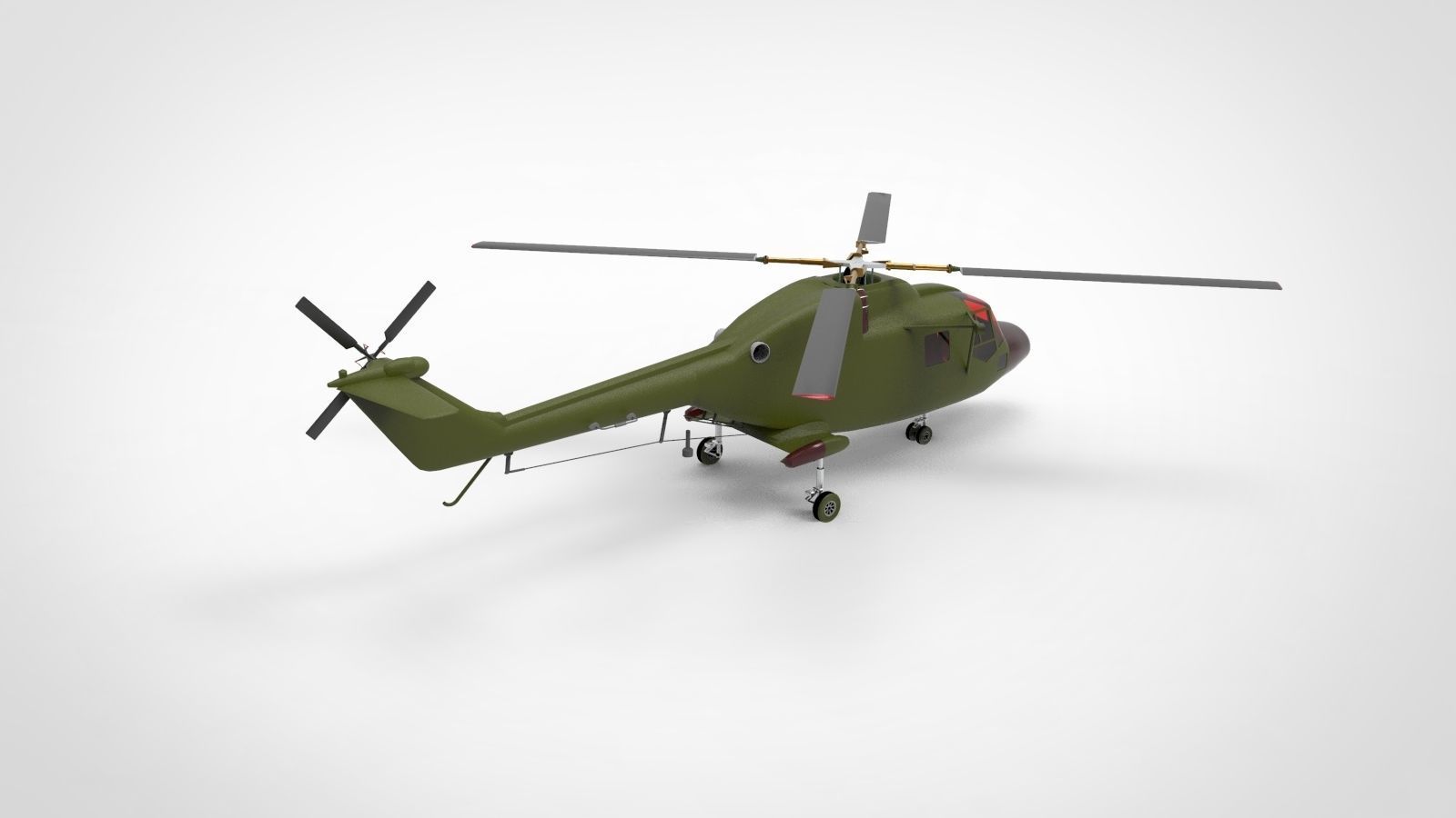 Westland lynx helicopter type 2 3D model_3