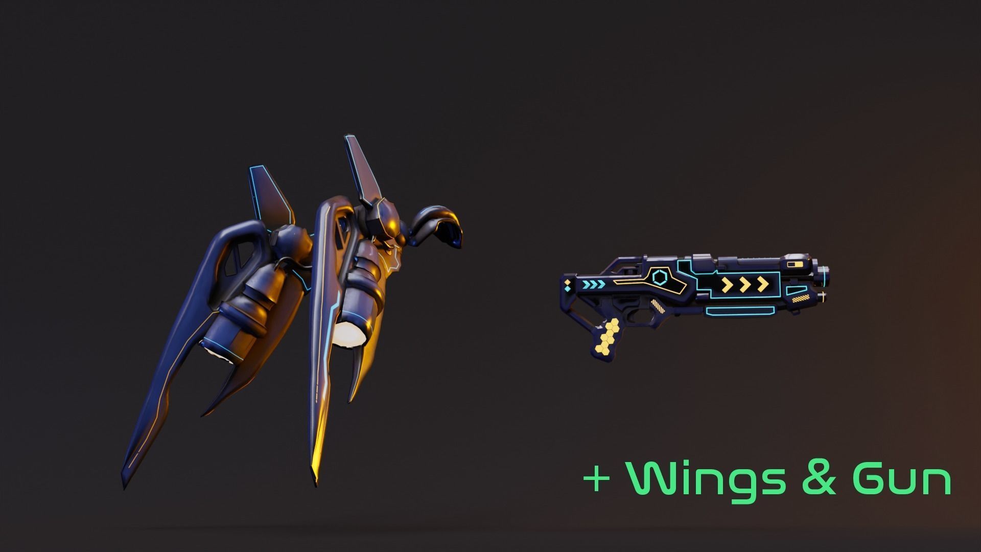 Nexus - Low Poly Sci-fi Character Low-poly 3D model_8