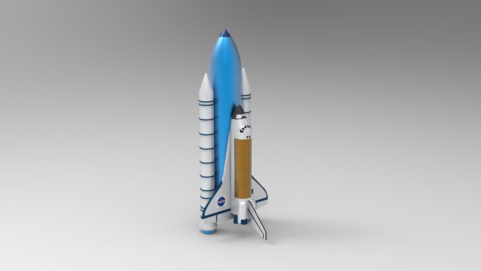 Space Shuttle II 3D model_1