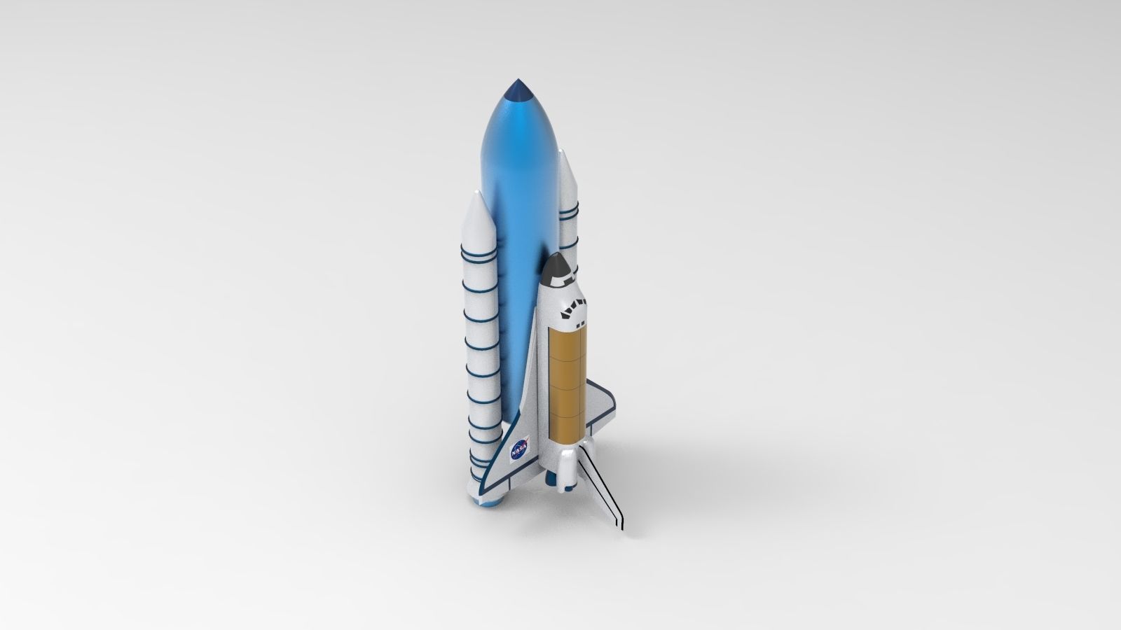 Space Shuttle II 3D model_4