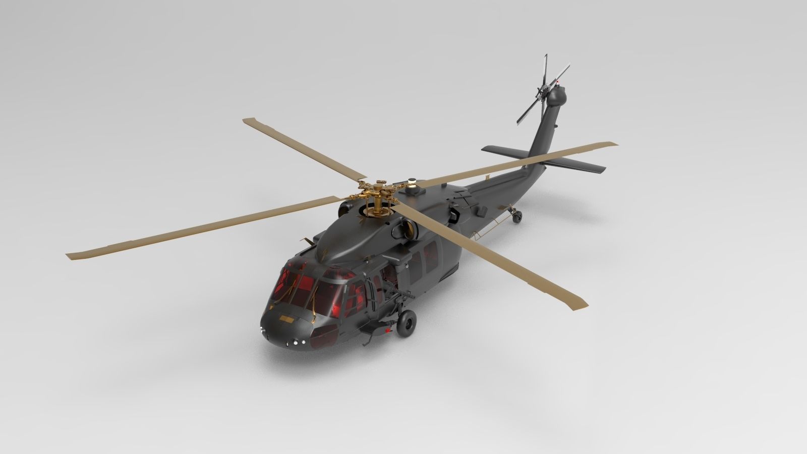 Sikorsky UH-60 Black Hawk 3D model_2