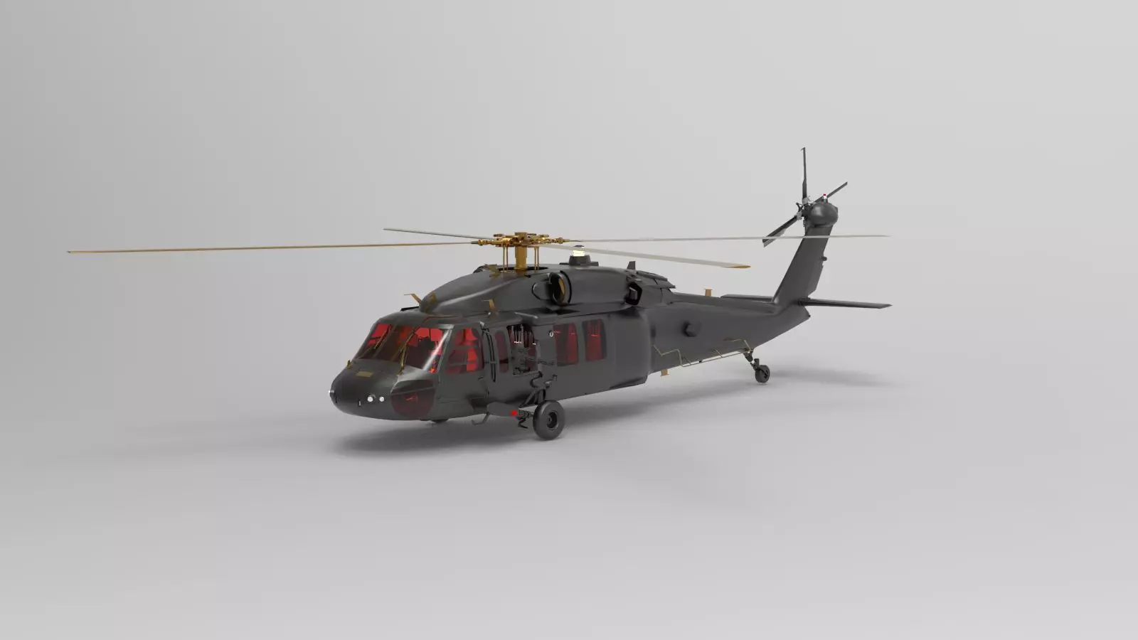 Sikorsky UH-60 Black Hawk 3D model_0