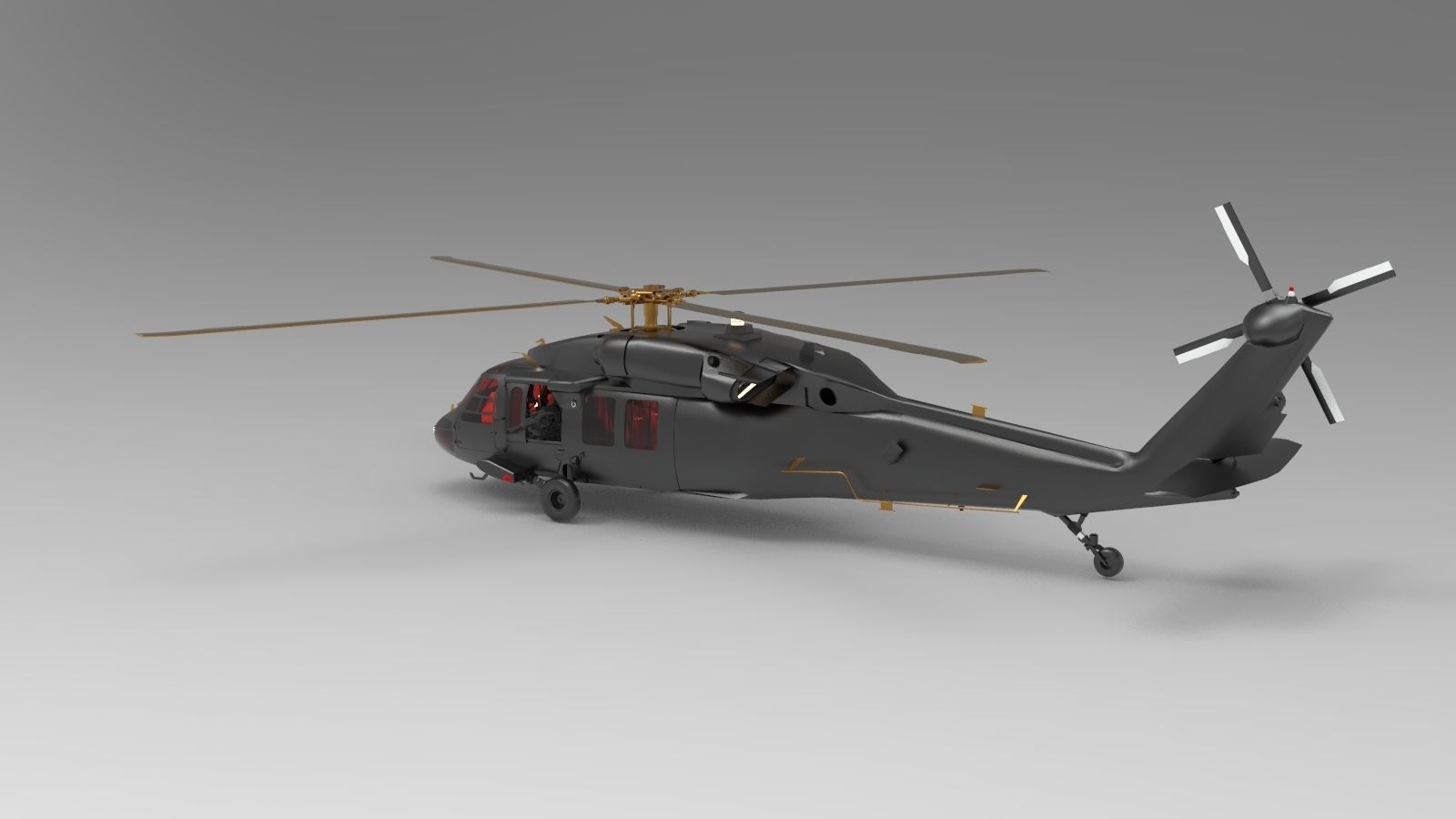 Sikorsky UH-60 Black Hawk 3D model_3