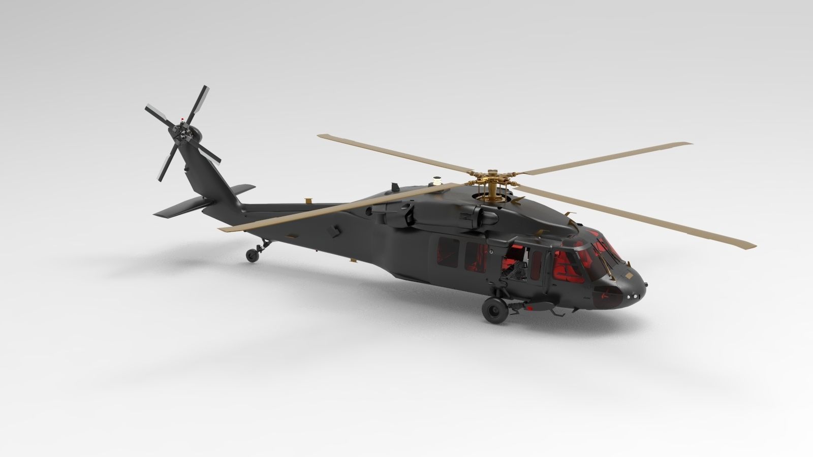 Sikorsky UH-60 Black Hawk 3D model_1