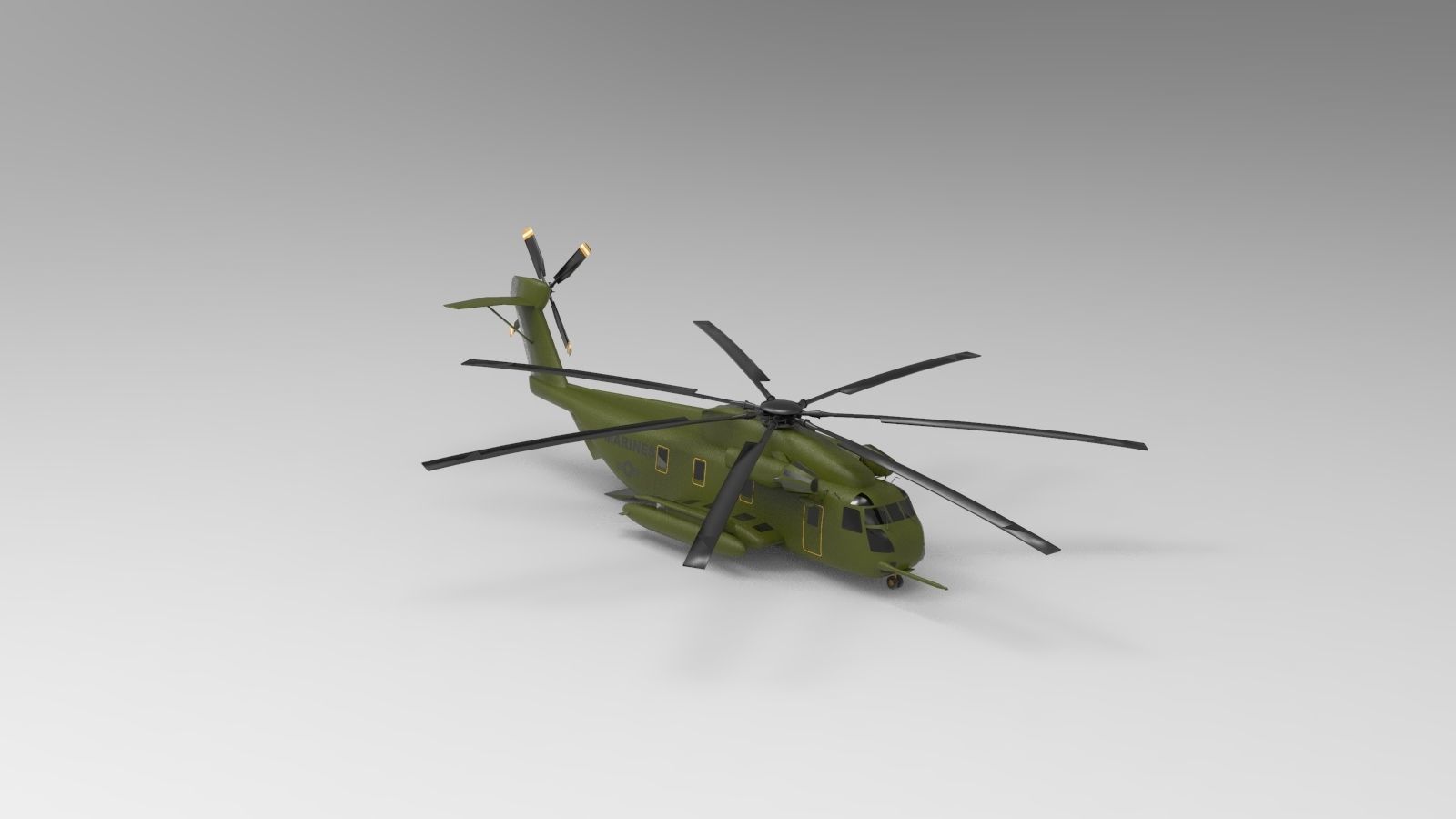 Sikorsky CH-53E Super Stallion 3D model_4
