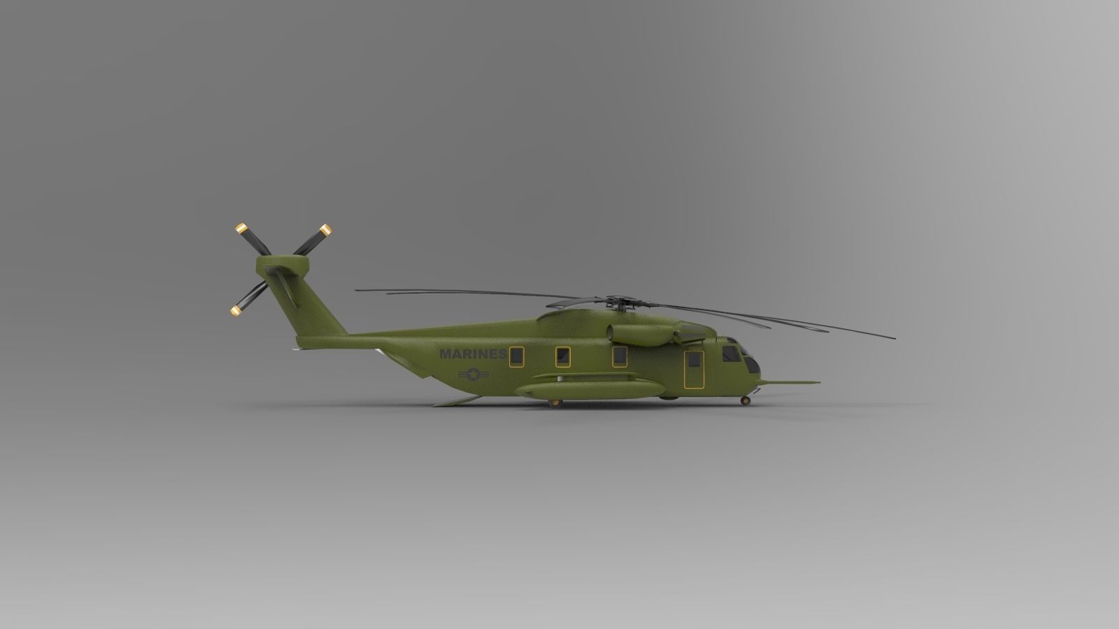 Sikorsky CH-53E Super Stallion 3D model_1