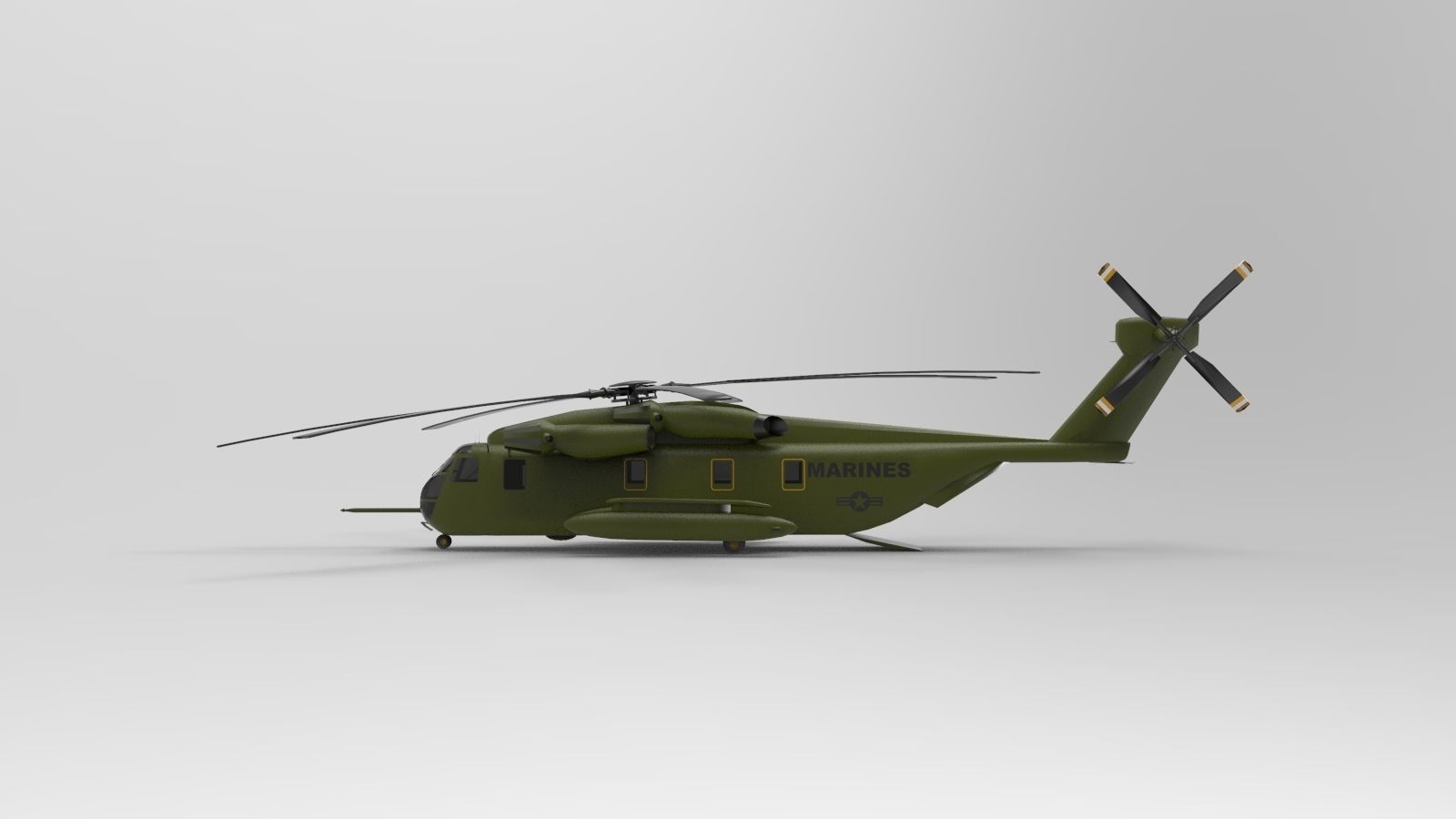 Sikorsky CH-53E Super Stallion 3D model_2