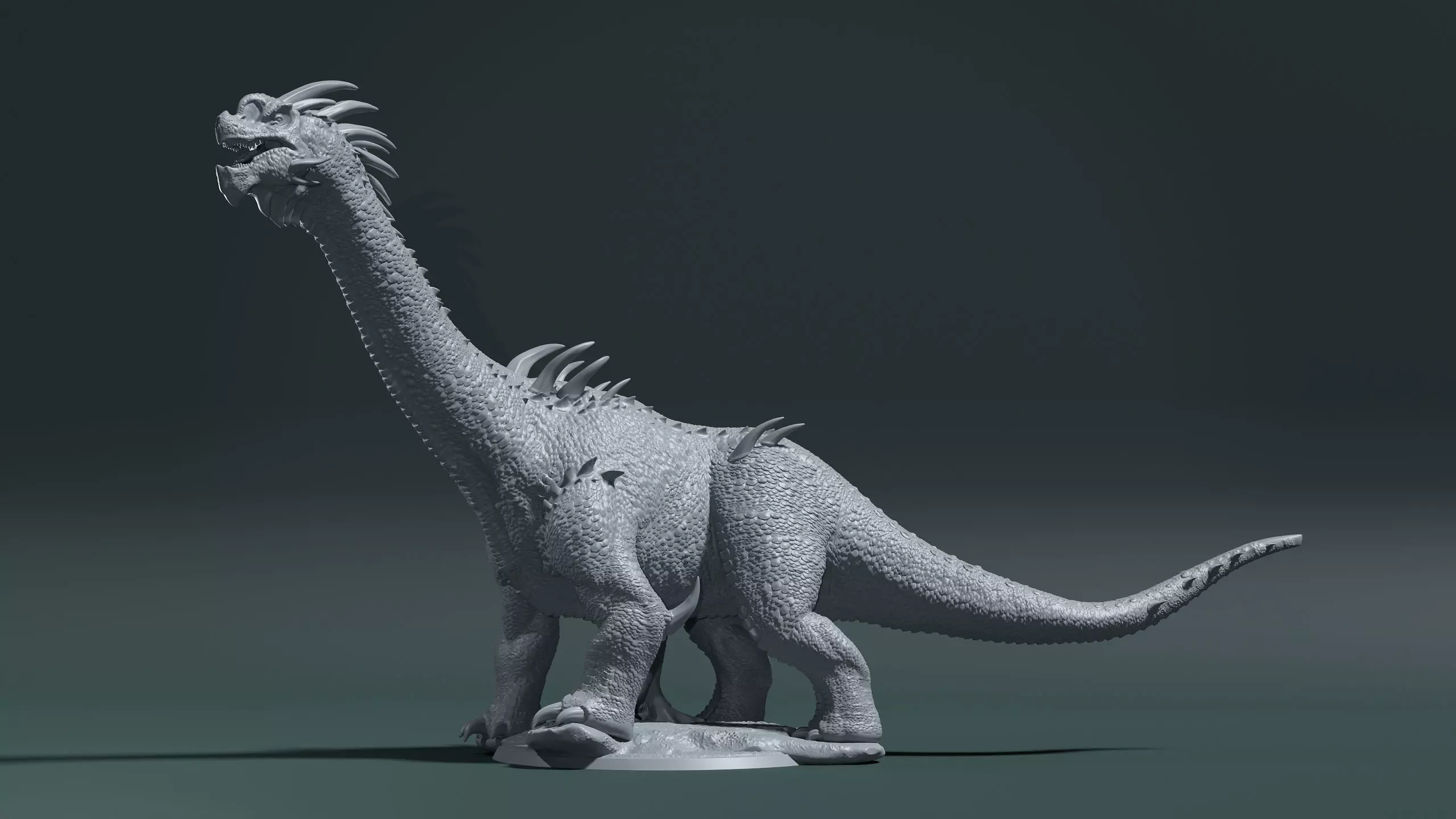 Dragon camarasaurus kaiju 3D print model_0