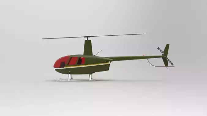 Robinson R66 Turbine 3D model