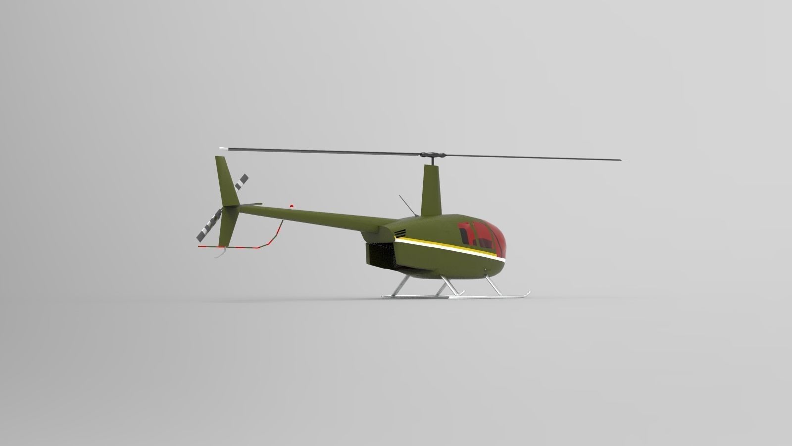 Robinson R66 Turbine 3D model_5