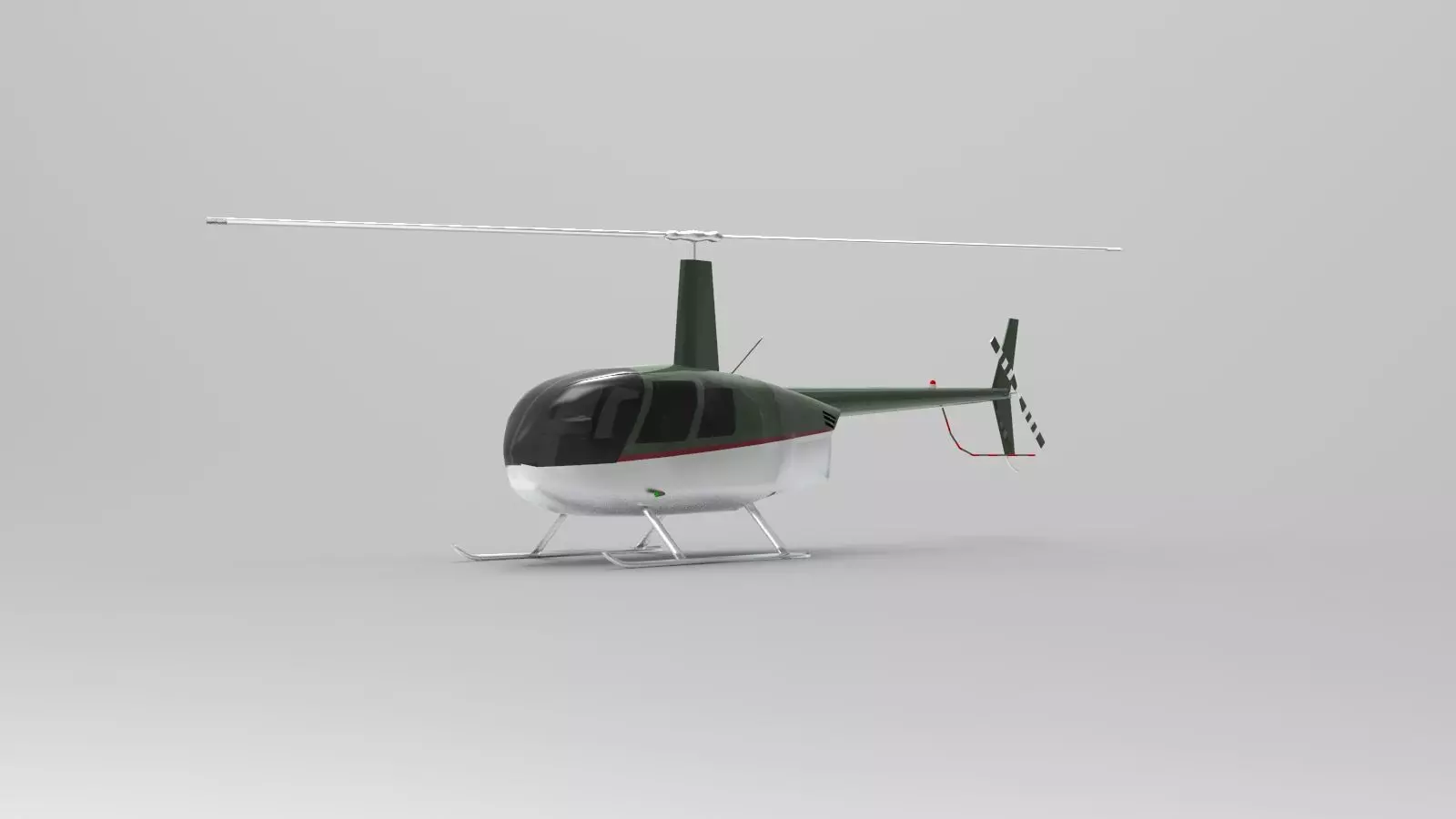 Robinson R44 Raven 3D model_0
