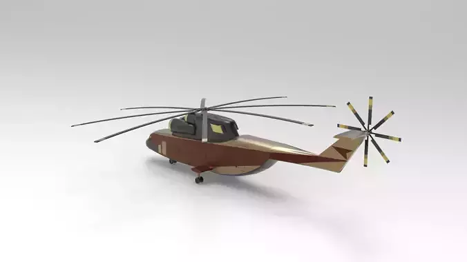 Mil Mi-26 Halo 3D model