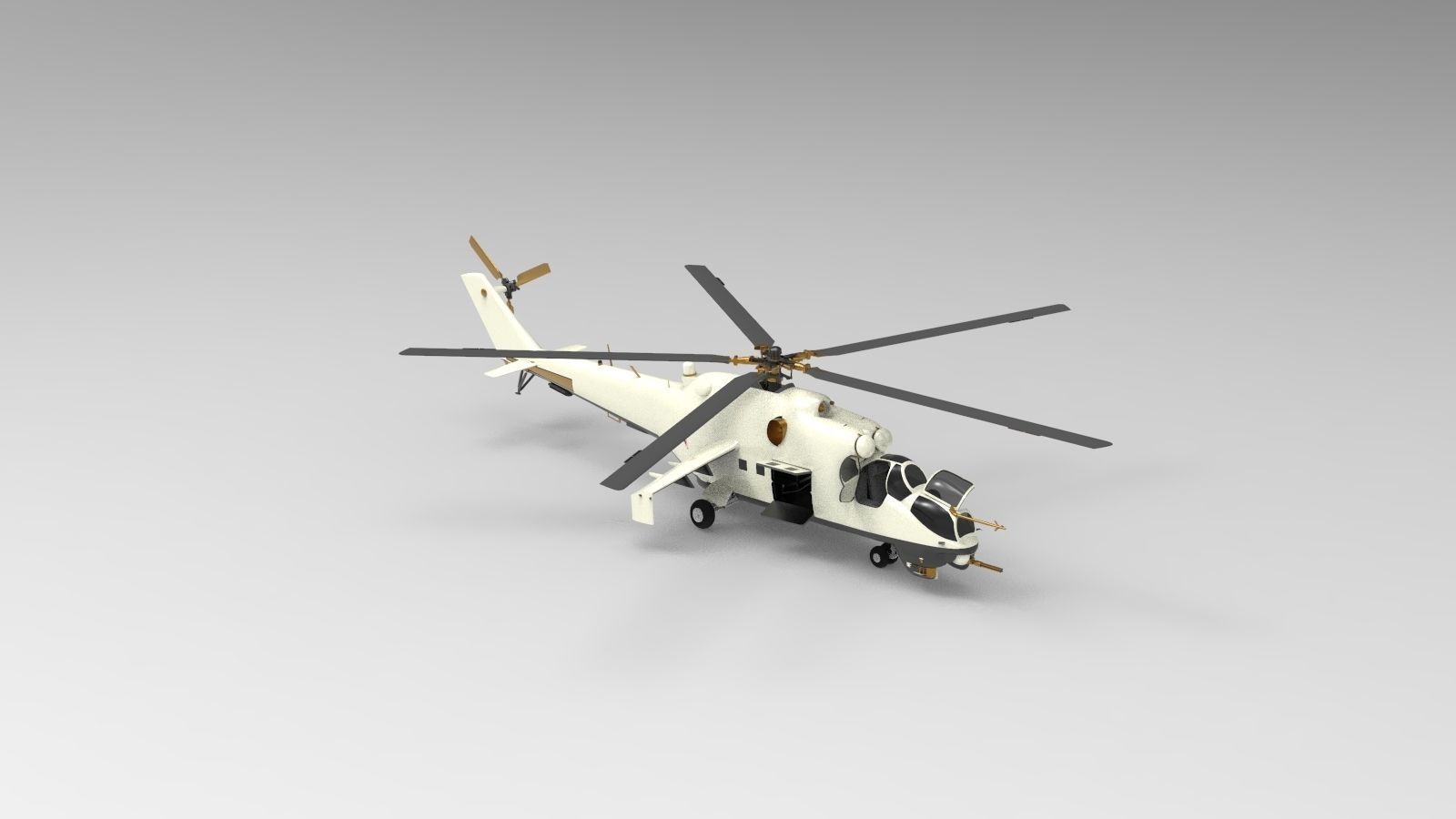 Mil Mi-24 Hind 3D model_3