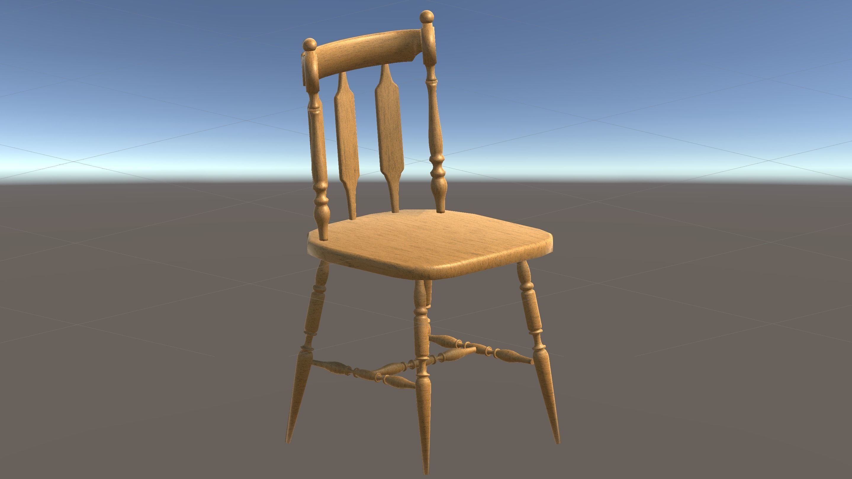 Dining Table and Chair 3D model_6