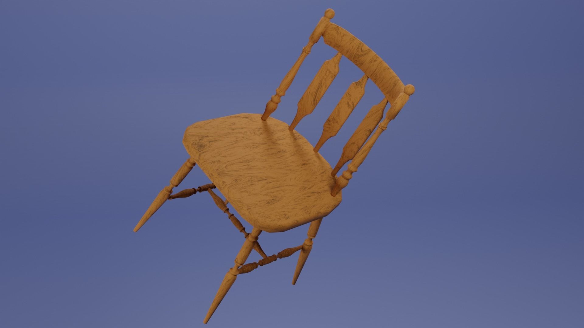 Dining Table and Chair 3D model_1
