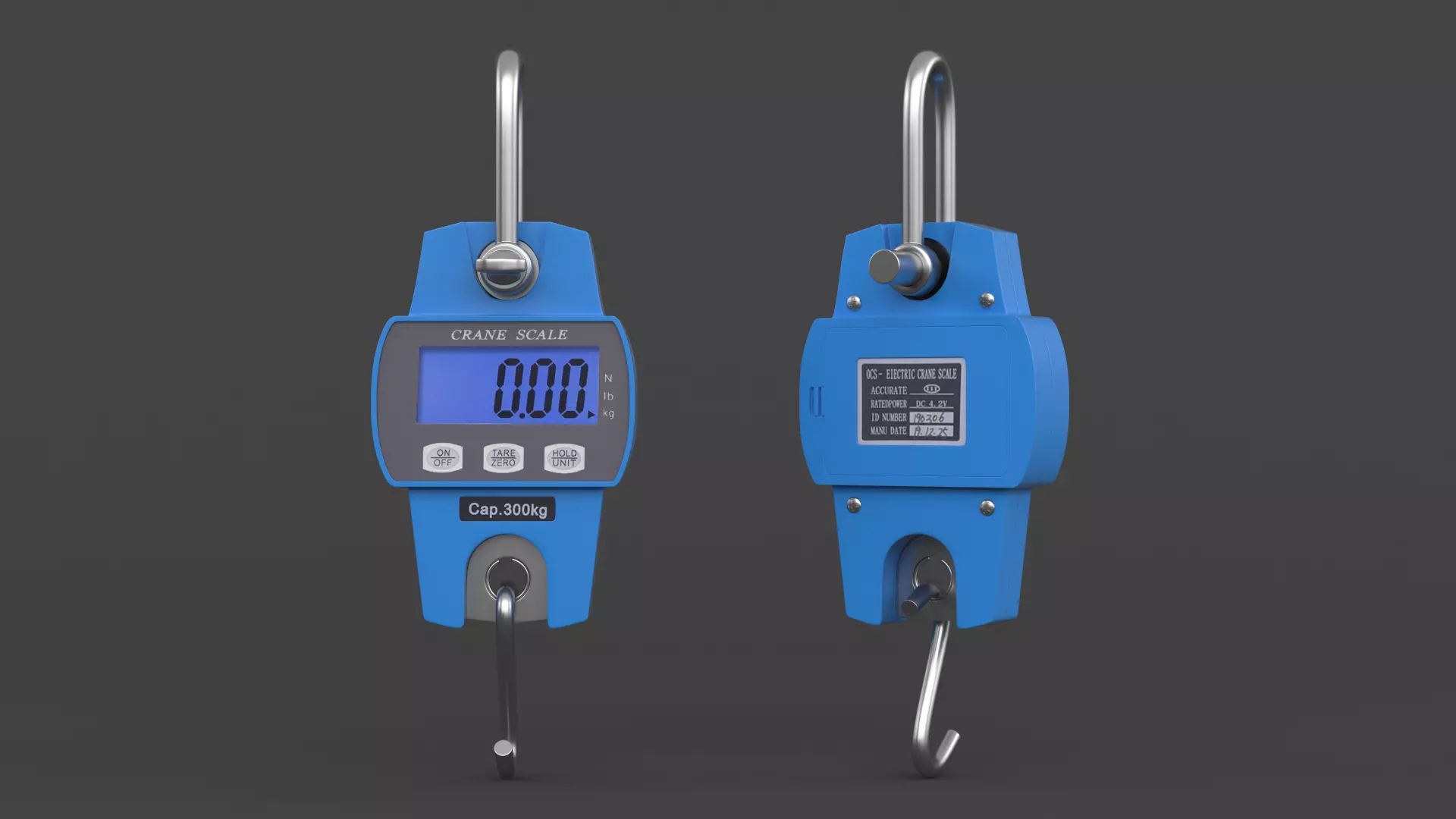 Hanging Weight Scale 3D model_0