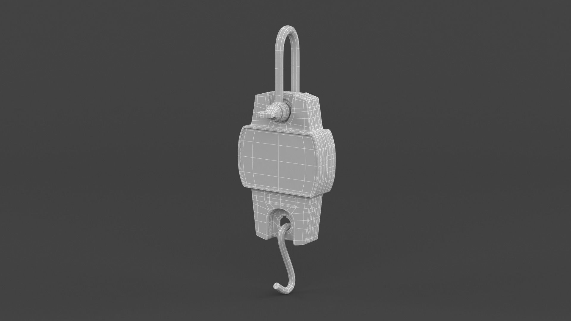 Hanging Weight Scale 3D model_8