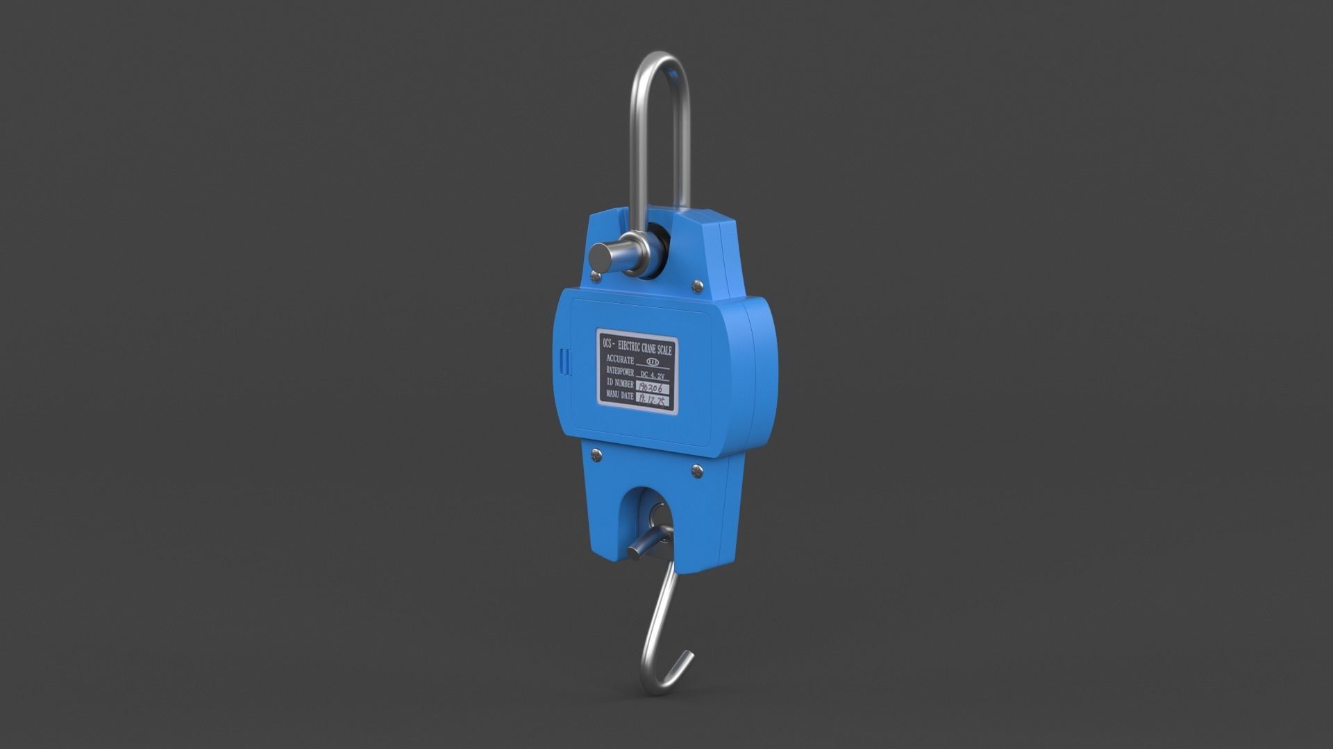 Hanging Weight Scale 3D model_4